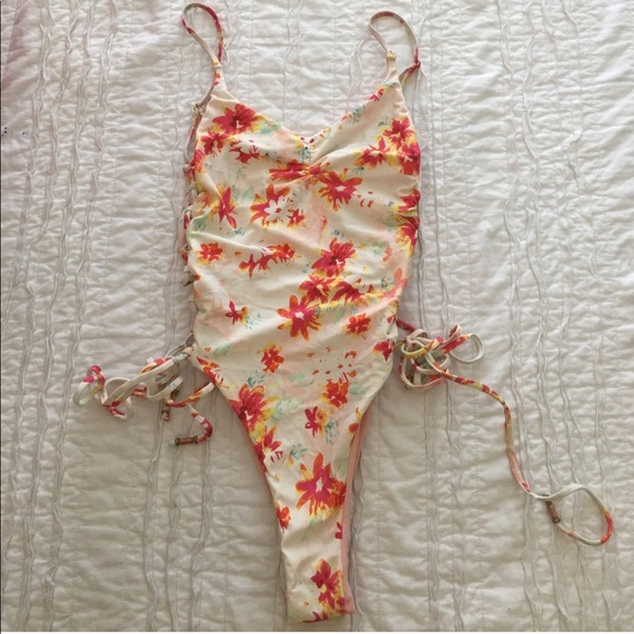 Blue life one piece swimsuit size Small - Picture 4 of 6